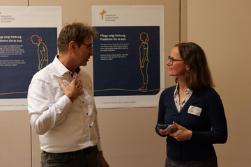 Austausch beim Pflegefachtag 2025 der Immanuel Albertinen Diakonie